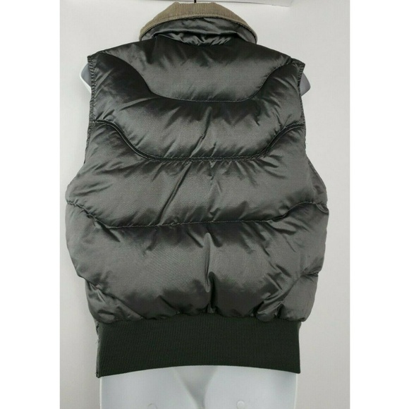 Vintage JanSport Gray Tan Corduroy Hipster Vest S - Picture 3 of 6